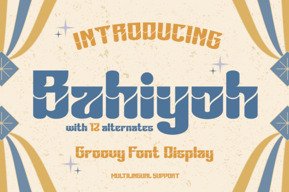 Bahiyoh: A Nostalgic Typography Gem for Modern Design
