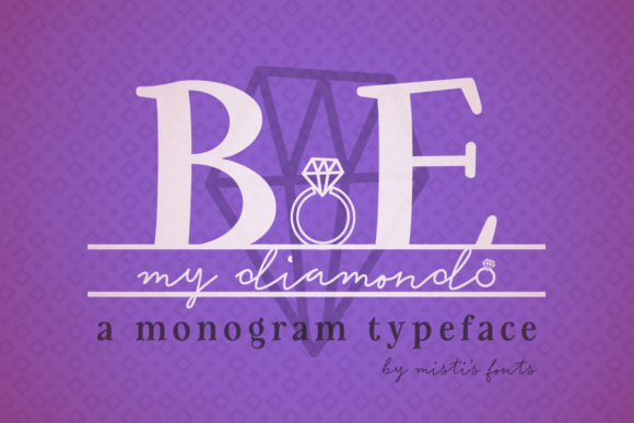 Be My Diamond: A Versatile Monogram Typeface for Personalized Creations