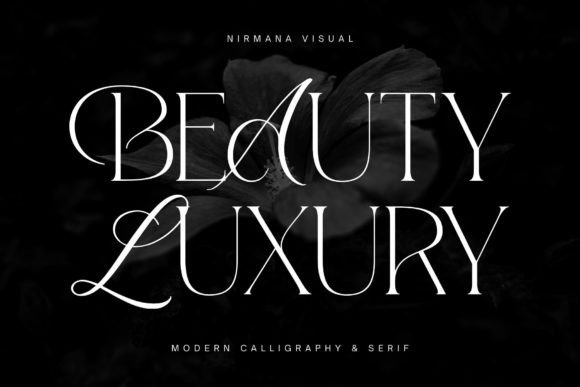 Beauty Luxury: Elegance and Versatility in Contemporary Typography