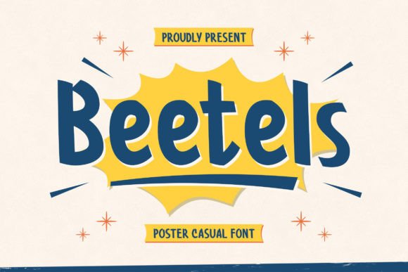 Beetels: A Playful Yet Strong Display Font for Impactful Design