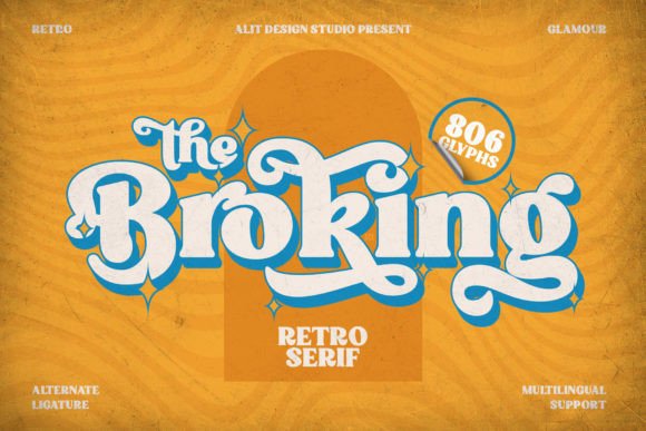 Broking: A Retro Font That Sparks Creative Energy