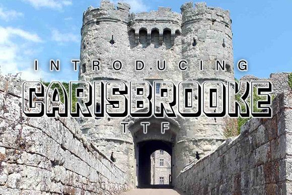 Carisbrooke: A Versatile 3D Typeface for Modern Design Projects