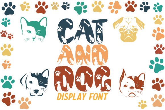 Cat and Dog Font: A Playful Choice for Kids-Themed Designs