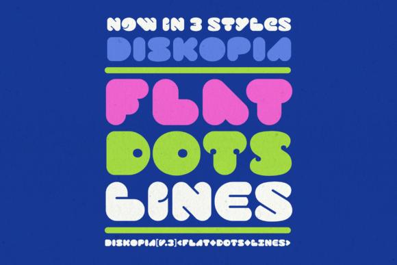 Diskopia: A Funky Display Font for Bold Design