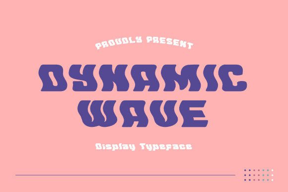 Dynamic Wave: A Funky, Wavy Font for the Modern Creative Landscape