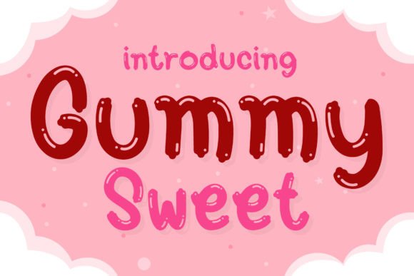 Gummy Sweet Font: A Cute and Versatile Display Type for Creative Projects