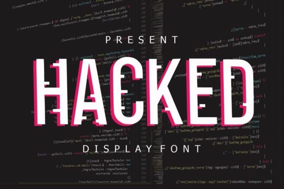 Hacked Font: Bold and Dynamic for Creative Headlines