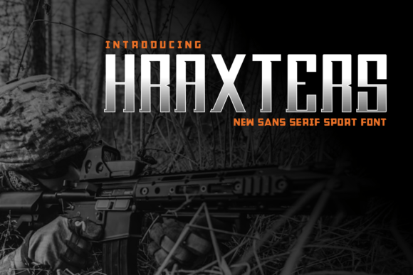 Hraxters: A Modern Display Font for Creative Projects