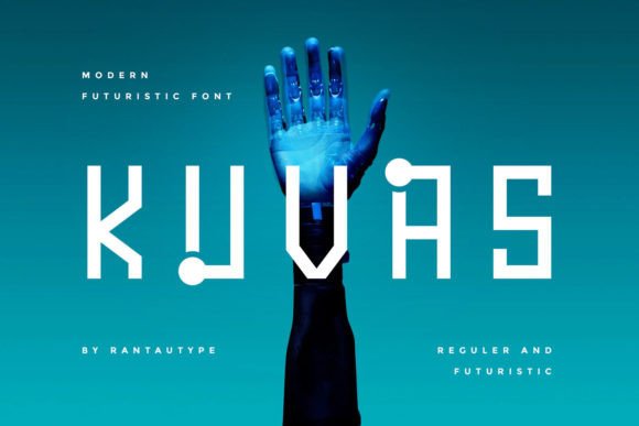 Kuvas: A Futuristic Font for Modern Design Needs