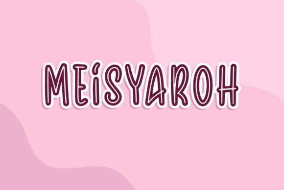 Meisyaroh: A Modern Minimalist Display Font for Contemporary Design Needs