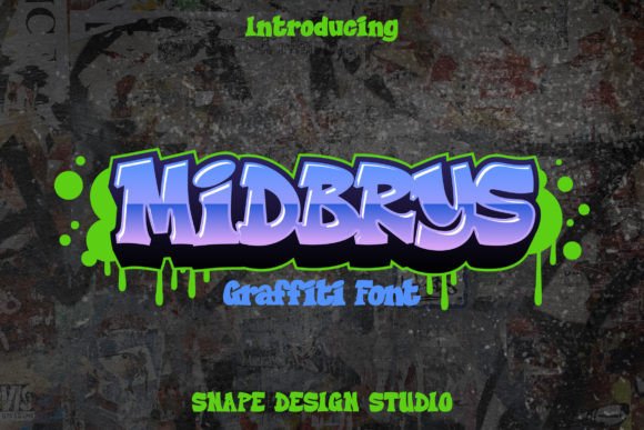 Midbrys: The Urban Font That Elevates Street Art into Digital Design