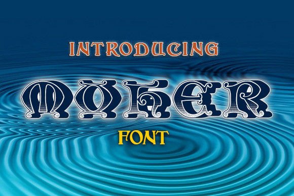 Moher: Elevating Design with a Stylish Celtic Display Typeface