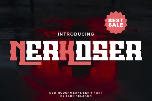 Nerkoser: A Modern Display Font for Creative Expression