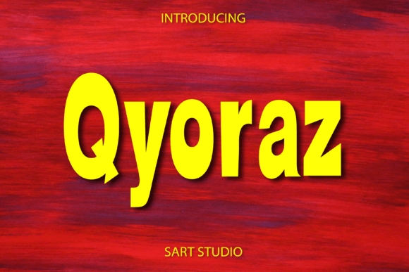 Qyoraz: A Bold and Expressive Font for Eye-Catching Design