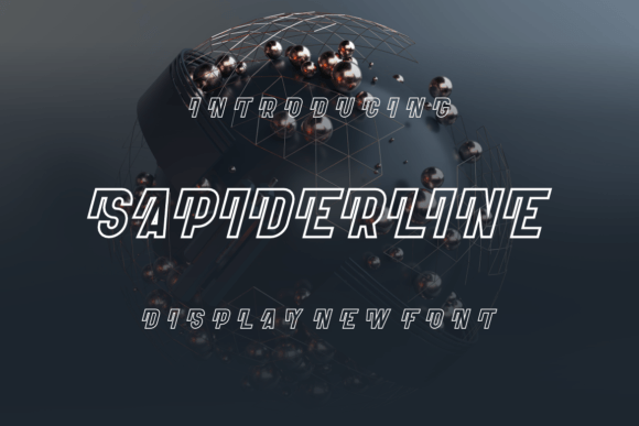 Sapiderline: A Unique Display Font That Can Elevate Your Design