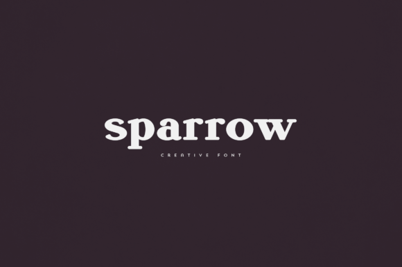Sparrow – A Display Font That Elevates Typography