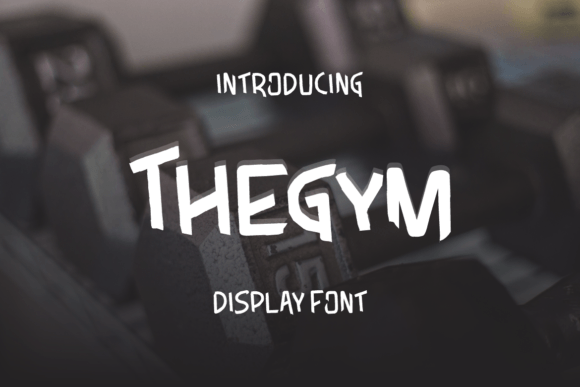Thegym: A Bold and Authentic Display Font for Modern Branding