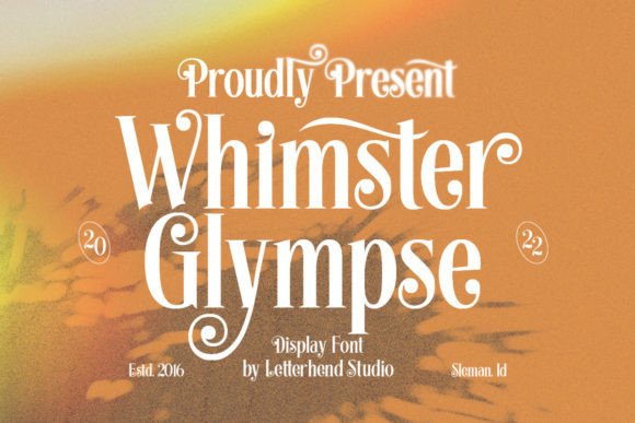 Whimster Glimpse: A Timeless Typography Asset for Modern Design