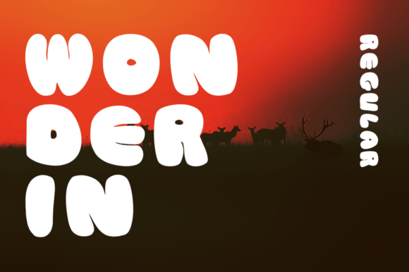 Wonderin: The Balloon-Inspired Font That Adds Fun and Flair to Your Designs