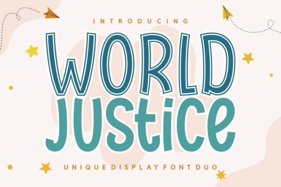 World Justice: A Playful Font for Creative Projects