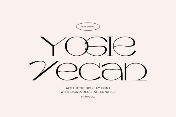 Yogie Vecan: The Versatile Skinny Display Font for Modern Design